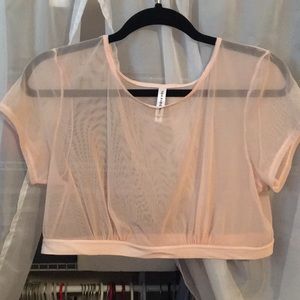 Torrid pale pink Mesh bralette